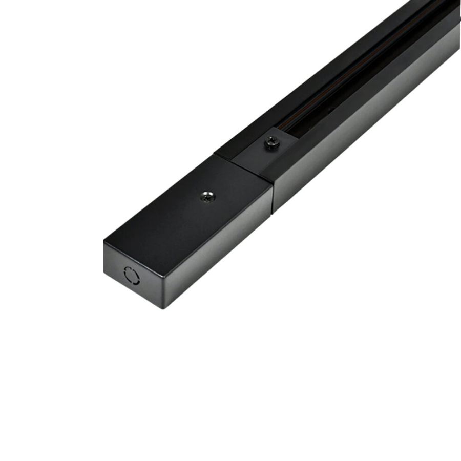 Трековий шинопровід PROLUM™ M27; 220V; Накладний \ Підвісний  - P27; Чорний 1М