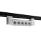 Трековий світильник поворотний PROLUM™ M27; 10W; 220V; Білий SERIES "RGL"; Білий 4000К