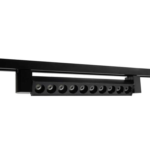 Трековий світильник поворотний PROLUM™ M27; 20W; 220V; Чорний SERIES "RGL" - Білий 4000К