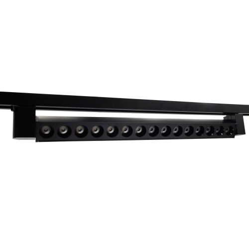 Трековий світильник поворотний PROLUM™ M27; 30W; 220V; Чорний SERIES "RGL"; Білий 4000К