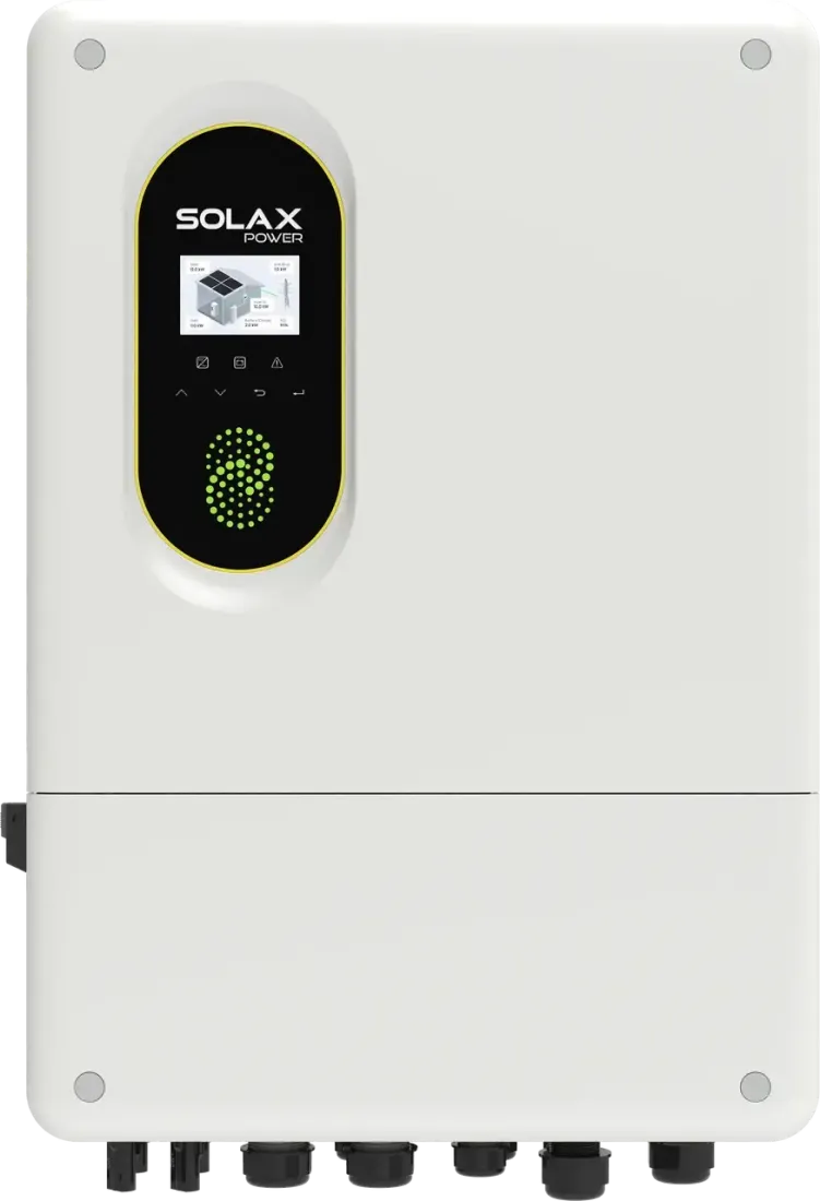 Трифазний гібрідний інвертор PROSOLAX X3-NEO-12K-LV Потужність АС - 12 кВт; Потужність DC - 24 кВт; 2-МРРТ 4-String; Діапазон напруги на МРРТ 50-550 В; Макс. струм DC на МРРТ - 36А+36А, Тип АКБ - Lithium / Lead-Acid
