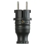Вилка кабельная SCHUKO 16A 250В 2P+E IP44 IDE Черный