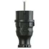 Вилка кабельная SCHUKO 16A 250В 2P+E IP44 IDE Черный