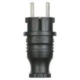 Вилка кабельная SCHUKO 16A 250В 2P+E IP44 IDE Черный