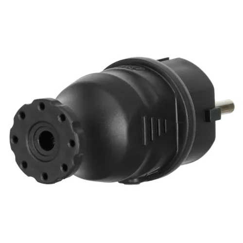 Вилка кабельна SCHUKO 16A 250В 2P+E IP44 IDE Чорний