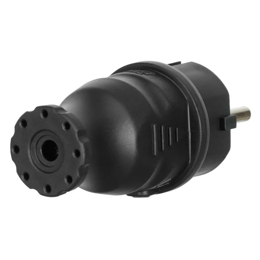 Вилка кабельная SCHUKO 16A 250В 2P+E IP44 IDE Черный
