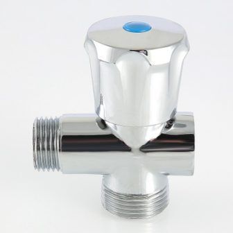 VT.255 Вентиль пробковий для пральної машини потрійний 1/2"x3/4"x1/2"