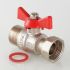 VT.260.N.0606 Кран шаровый с накидной гайкой 3/4" внутренняя-внешняя