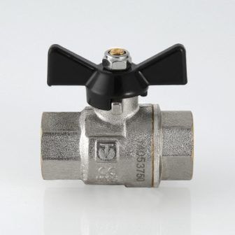 VT.317.N.04 Кран кульовий PERFECT, рукоятка метелик 1/2" внутр-внутр різ.