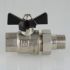 VT.327.N.06 Кран шаровый PERFECT с полусгоном 1" внутренняя-внешняя