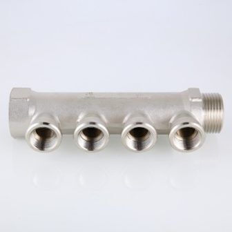 550n Колектор внутрішня різьба 2в. х3/4"х1/2" НІКЕЛЬ