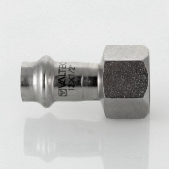 Зєднувач НЕРЖ з внутрішньою різьбою 22х1/2" 10шт