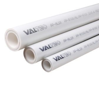 VTp.700.AL25.40 ТРУБА PP-ALUX, армована алюм., PN 25, 40 мм (білий)