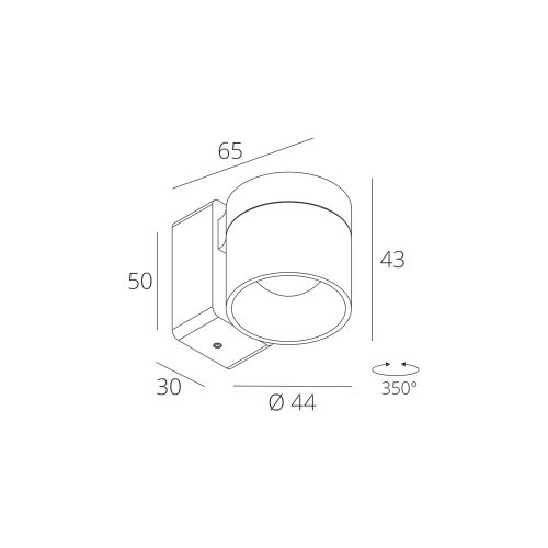 Skarlat RWLB083-1 14W WH 4000K