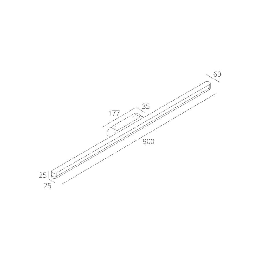 Skarlat  RWLB116 18W WH 4000K