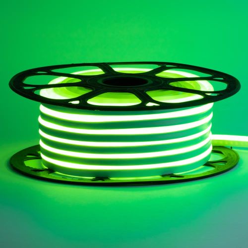 Світлодіодний LED гнучкий неон PROLUM 2835\120 IP68 12V, Зелений