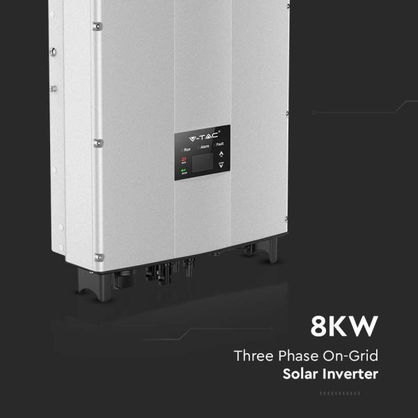 Мережевий трифазний інвертор 8 кВт V-TAC VT-6608305 On Grid Solar Inverter IP66