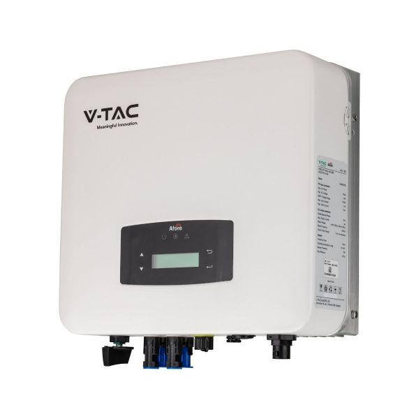 Мережевий однофазний інвертор 5 кВт V-TAC HNS5000TL On Grid Solar Inverter з монітором WIFI IP65