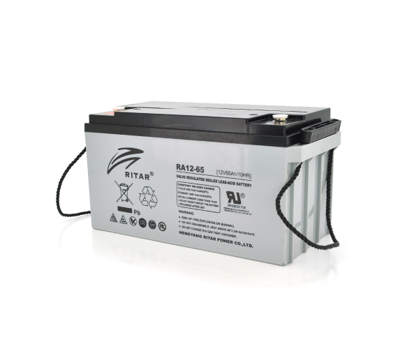 Акумуляторна батарея AGM RITAR RA12-65, Gray Case, 12V 65.0Ah (350 x 167 x 182)