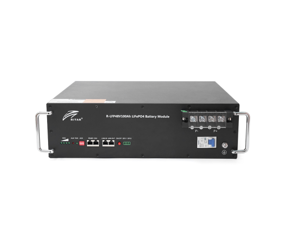 АКБ Акумулятор Ritar R-LFP 48V 100Ah LiFePO4 51,2V 100AH 5120Wh для монтажу у стійку ( 442 x450 х 175 ) Q1