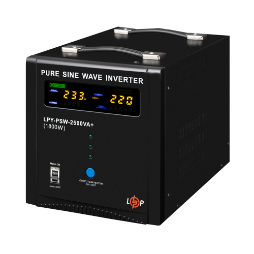 ИБП LogicPower LPY-PSW-2500VA+ (1800Вт) 10A/20A с правильной синусоидой 24V