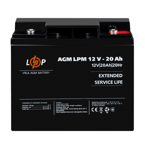 Аккумулятор AGM LPM 12V - 20 Ah под болт М5