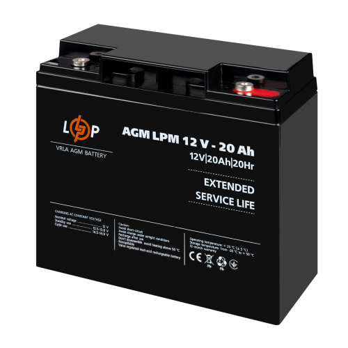 Аккумулятор AGM LPM 12V - 20 Ah под болт М5