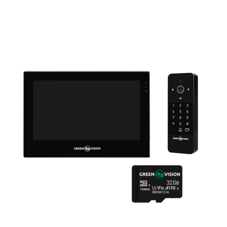23502 Комплект відеодомофону GV-004-GV-060+GV-007 + SD32GB