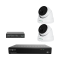 Комплект видеонаблюдения на 2 IP камери 5MP для улицы / дома GreenVision GV-IP-K-W79/02 (Ultra AI)