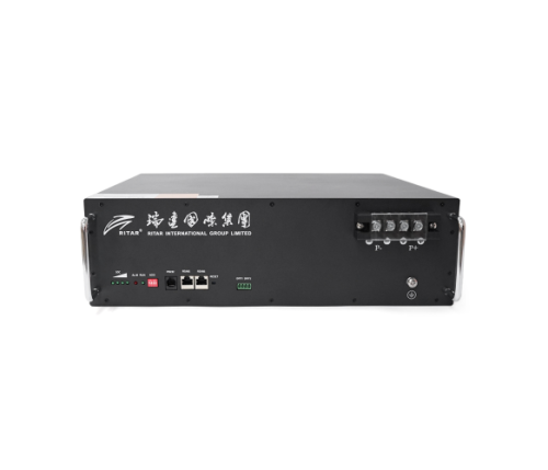 АКБ Акумулятор Ritar R-LFP 48V 50Ah LiFePO4 51,2V 50AH 2560Wh BMS25A@16S для монтажу у стійку 442x400х130,5мм Q1 31,2 кг