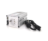 Інвертор напруги MSI-15012 ((150W)), 12/220V, approximated, 1Shuko, USB, клеми + затискачі, Box, Q24