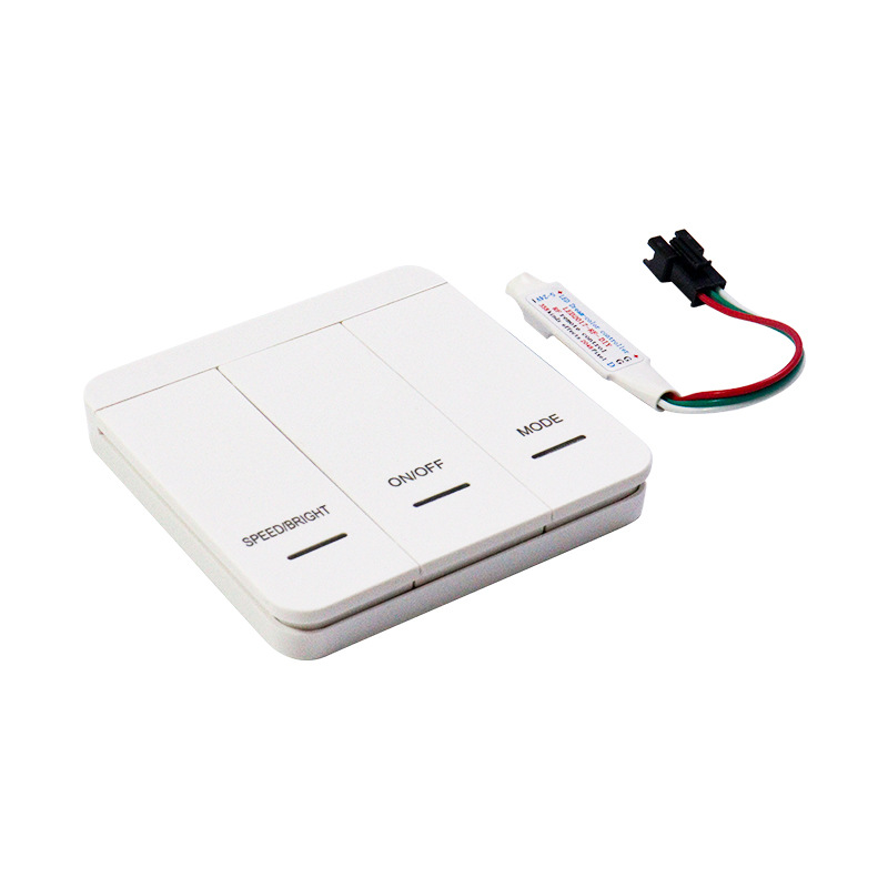 Контролер PROLUM SPI Single color; Вимикач; 3кл; макс:2048px