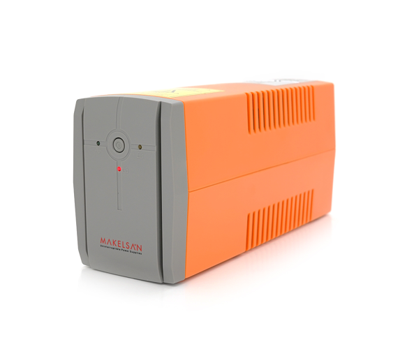 Джерело безперебійного живлення (ДБЖ) MAKELSAN Lion850VA (510W) Standby-L, LED, 170-280VAC, AVR 1st, 2xSCHUKO socket, 1x12V9Ah, Plastic Case 101 х 298 х 142 мм