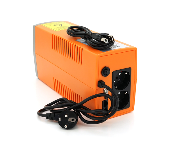 Джерело безперебійного живлення (ДБЖ) MAKELSAN Lion850VA (510W) Standby-L, LED, 170-280VAC, AVR 1st, 2xSCHUKO socket, 1x12V9Ah, Plastic Case 101 х 298 х 142 мм