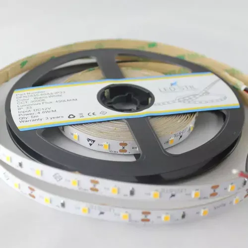 Лед стрічка led-stil DFN2835-60A27-IP33 60-2835-12V-IP33 4,8W 450Лм 2700K CRI 80