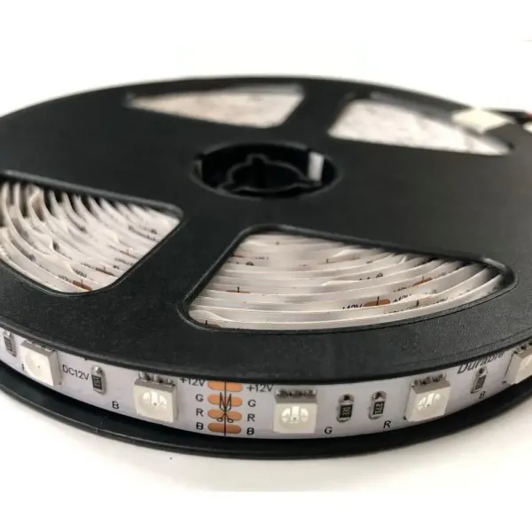 Лед стрічка led-stil DFN5050-60A-IP33-RGB-24V 60-5050-24V-IP33 14,4W RGB CRI 85+