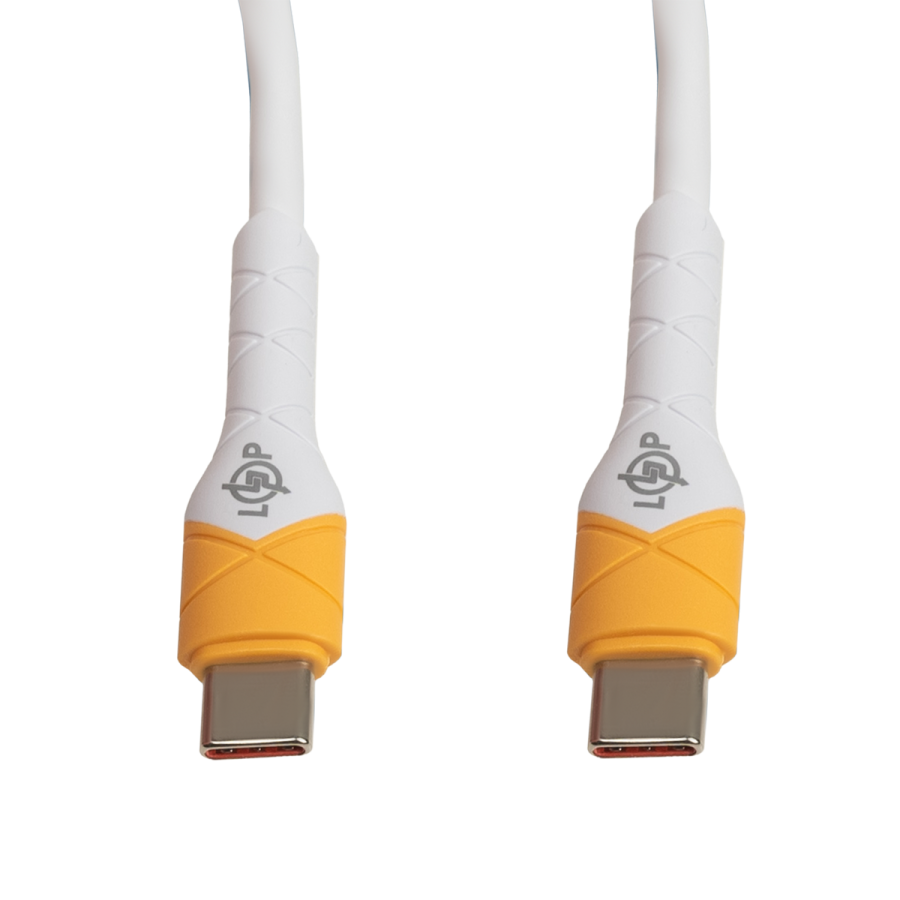 Кабель (шнур) LP Type-C to Type-C 65W с быстрой зарядкой (QC) 1м C651MC2