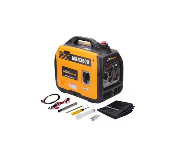 Генератор інверторний БЕНЗИНОВИЙ MXR3500 (3 kW), однофазний, 220V, 50Hz, об'єм бака 4л, ручний запуск