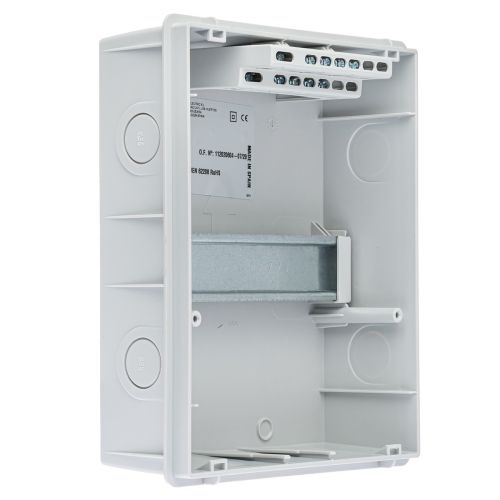 Розподільчий щит IDE внутрішній 8 модулів IP40 з шинами N і PE 248x210x97 мм (BM8PO/RR)