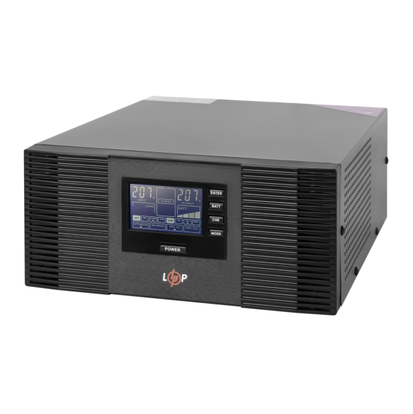 ДБЖ з правильною синусоїдою 12V LPM-PSW-1500VA (1050Вт) під зовнішній АКБ