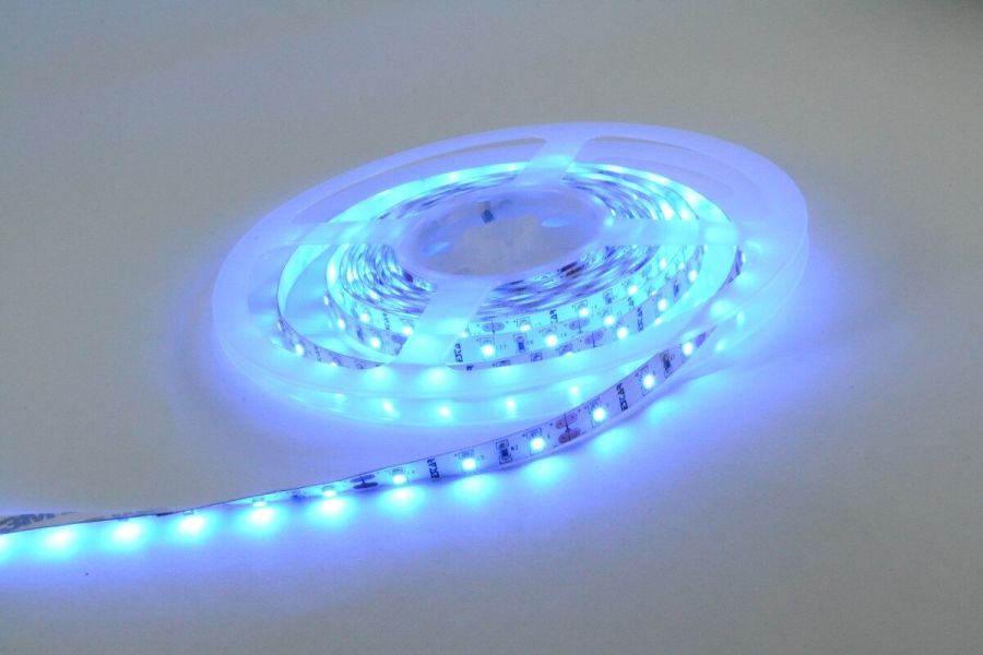 LED лента 12В 3528-60 4,8Вт Синий IP20