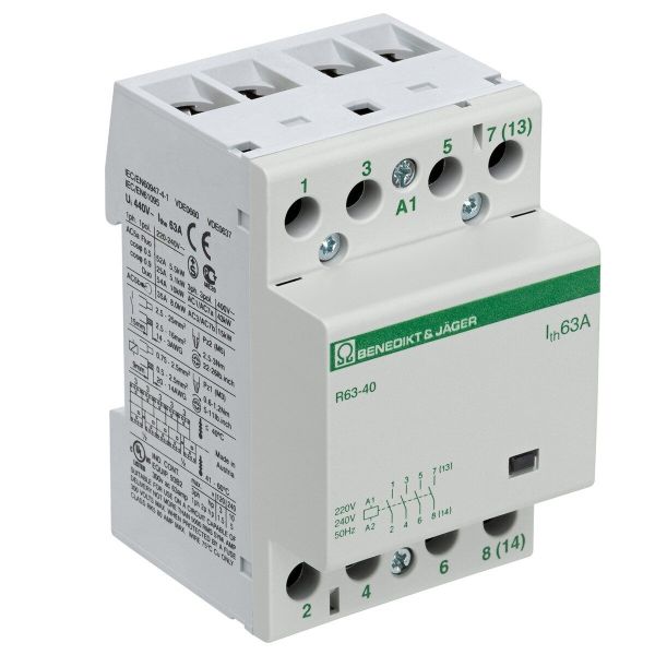 Контактор R63-40 63А 4NO 230В 50Hz (16530)