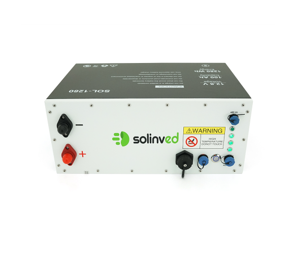 АКБ Акумулятор SOLINVED 12-100 Black LiFePO4 12,8V 100AH 100/100А 360x140x250мм 12,5кг