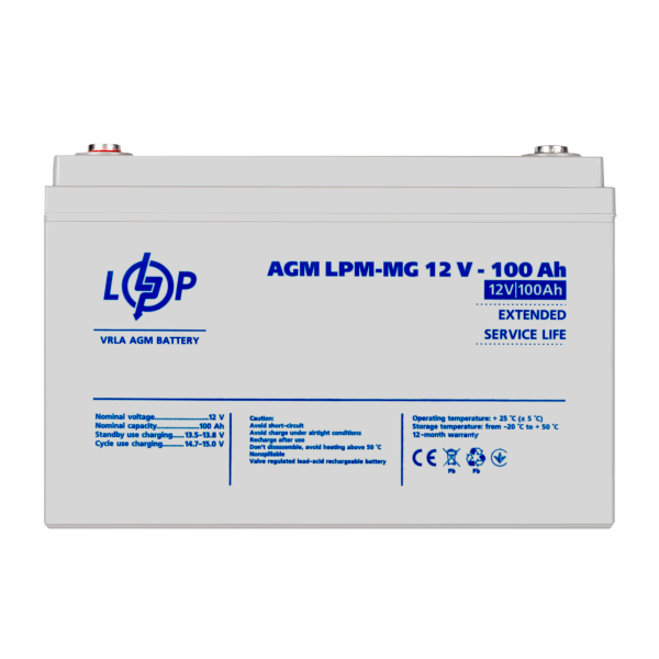 Аккумулятор мультигелевый LPM-MG 12V - 100 Ah