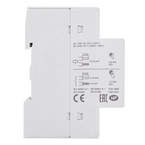 Контактор IKD25-22 25A 2НВ+2НЗ 4P AC/DС 220/240В 50/60 Гц (30046017000)