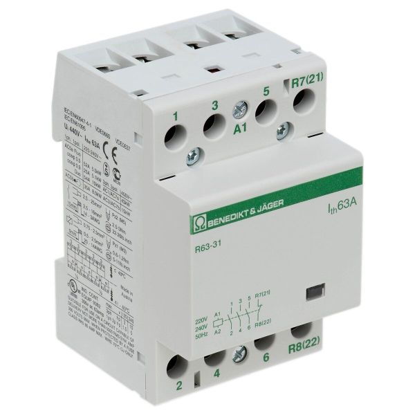 Контактор R63-31 63А 3NO + 1NC 230В 50Hz (16532)