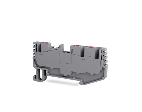 Клемма пружинная багатоконтактна TBLOC PFT 2,5 1X2 сіра