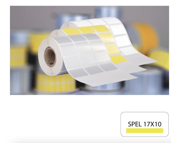 Маркування обладнання SPEL 17x10 Жовта