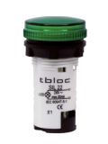 Світлосигнальна арматура TBLOC LED SIL 22-220 DC зелена