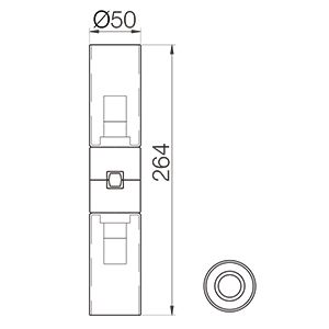 Світильник модульний 8878 Module K8 Brass 3000K